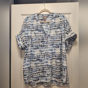 Chico's cap sleeve top